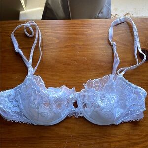 Elegant White Lace Bra